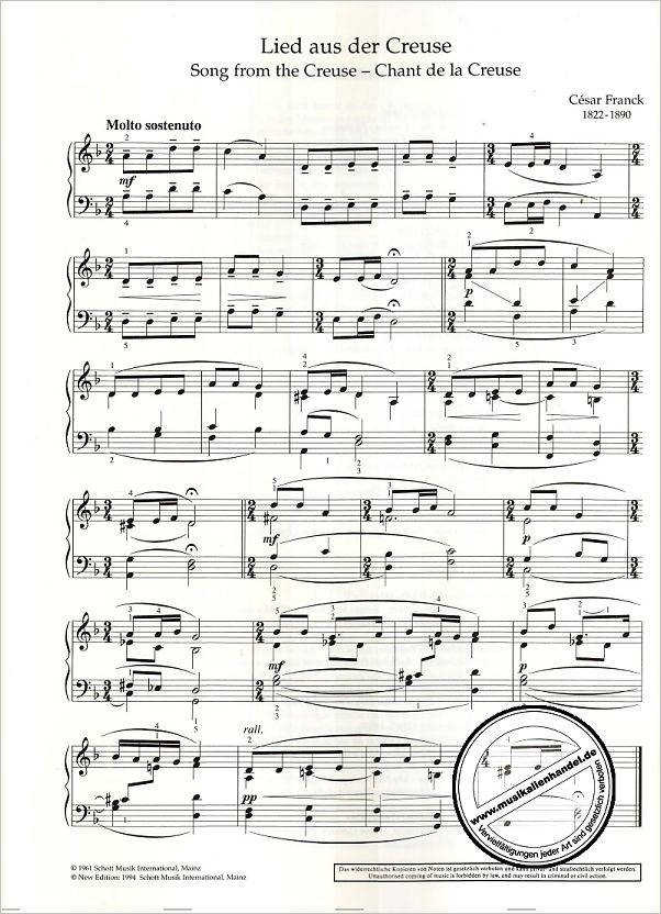 Notenbild für ED 4748 - LEICHTE KLAVIERMUSIK DER ROMANTIK + NACHROMANTIK