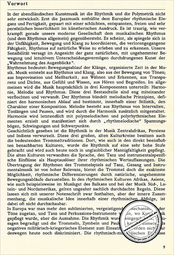 Notenbild für ED 7868 - DIE KUNST DES RHYTHMUS