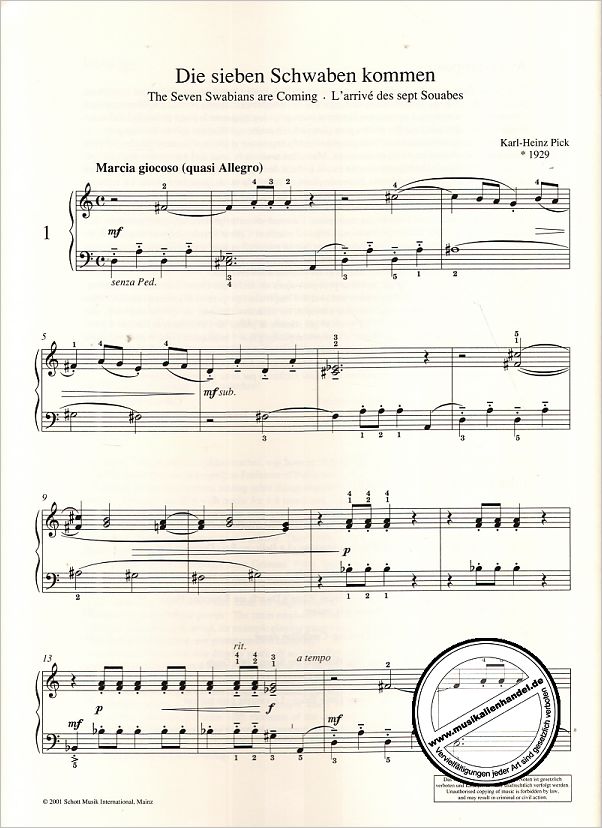 Notenbild für ED 8936 - KLEINE MAERCHENSUITE