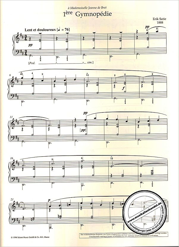 Notenbild für ED 9013 - KLAVIERWERKE