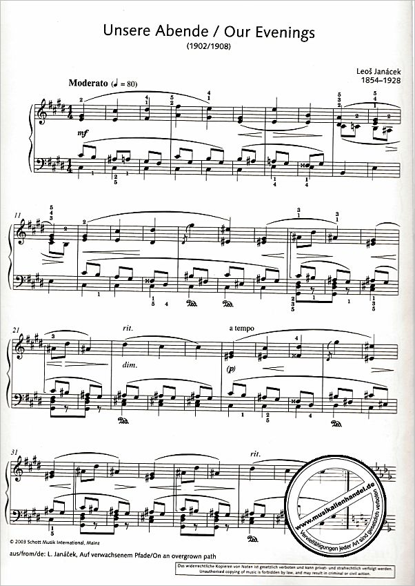 Notenbild für ED 9565 - SCHOTT'S 20TH CENTURY PIANO CLASSICS