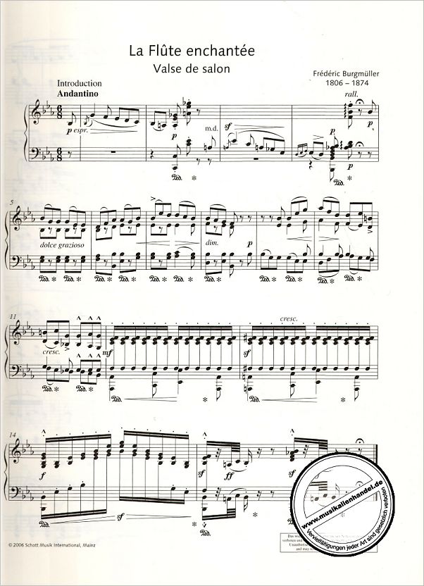 Notenbild für ED 9952 - INSPIRATION MOZART