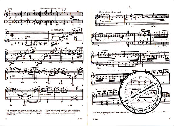 Notenbild für EMB 40116 - ETUDES D'EXECUTION TRANSCENDENTE POUR PIANO (KLAV)