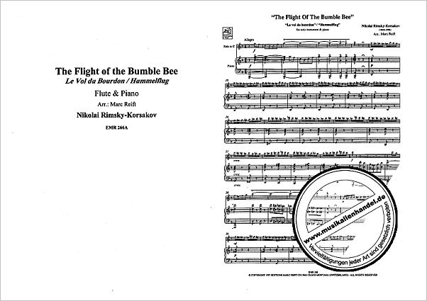 Notenbild für EMR 266A - HUMMELFLUG - FLIGHT OF THE BUMBLE BEE