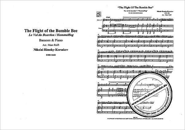 Notenbild für EMR 266D - HUMMELFLUG - FLIGHT OF THE BUMBLE BEE