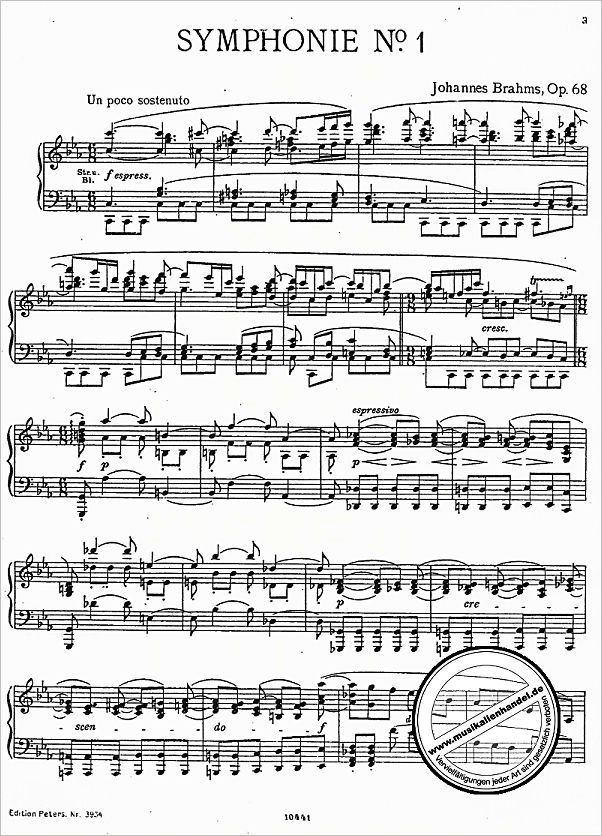 Notenbild für EP 3934 - SINFONIEN