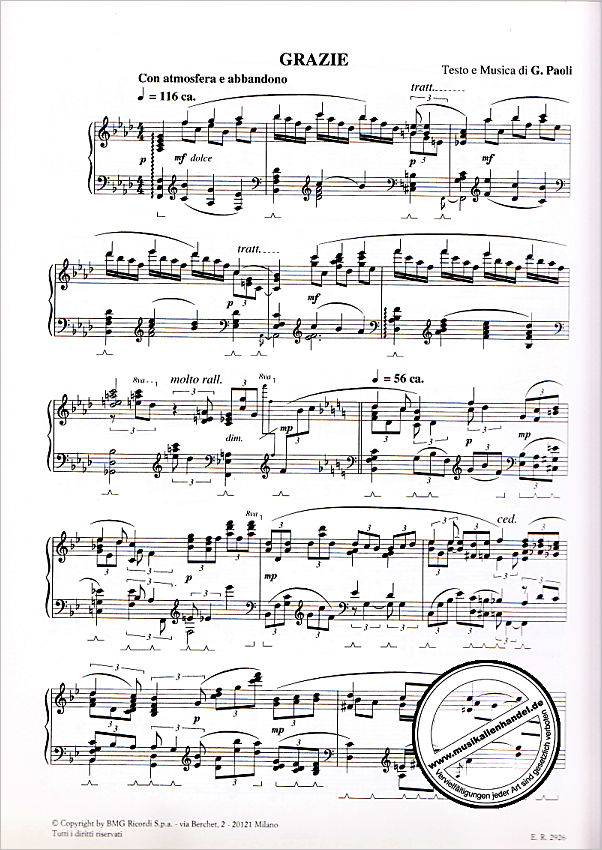 Notenbild für ER 2926 - Piano Evolution