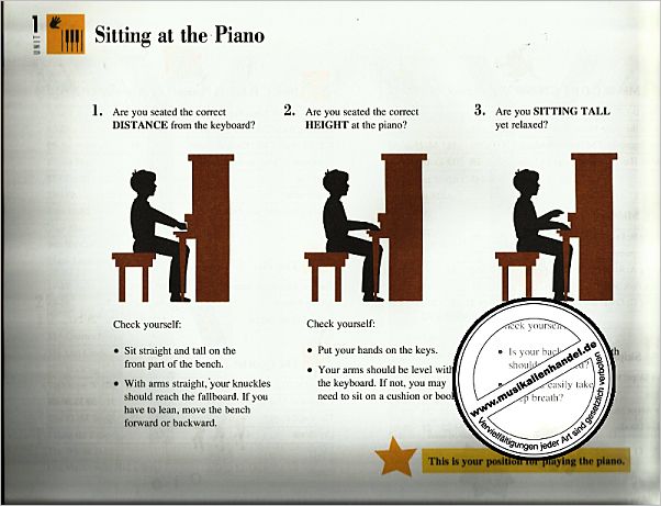 Notenbild für FJH 1075 - PIANO ADVENTURES LESSON BOOK PRIMER LEVEL