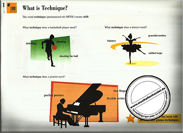 Notenbild für FJH 1096 - PIANO ADVENTURES TECHNIQUE & ARTISTRY BOOK PRIMER LEVEL