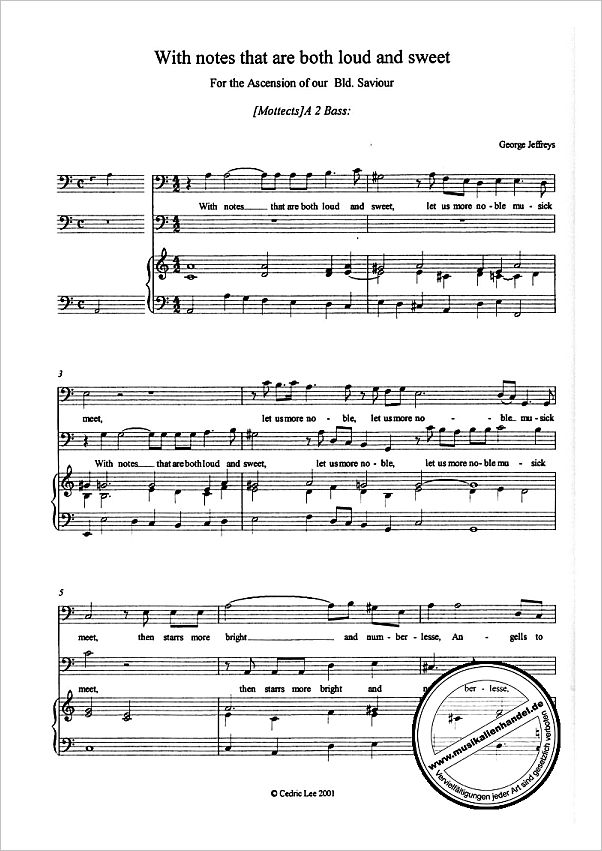 Notenbild für GREEN -JEF-7 - 2 DUETS FOR BASSES