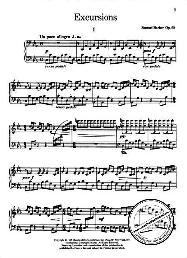 Notenbild für GS 33670 - COMPLETE PIANO MUSIC