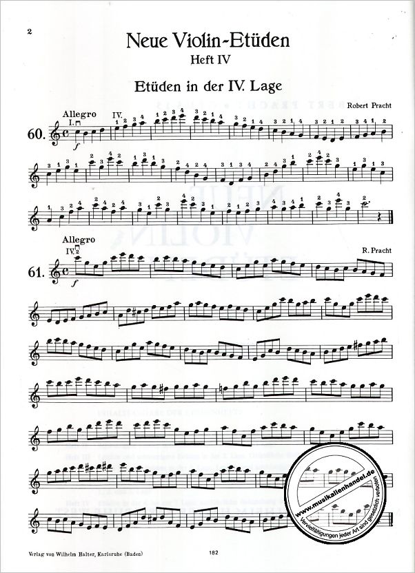 Notenbild für HAL 182 - NEUE ETUEDEN 4 OP 15