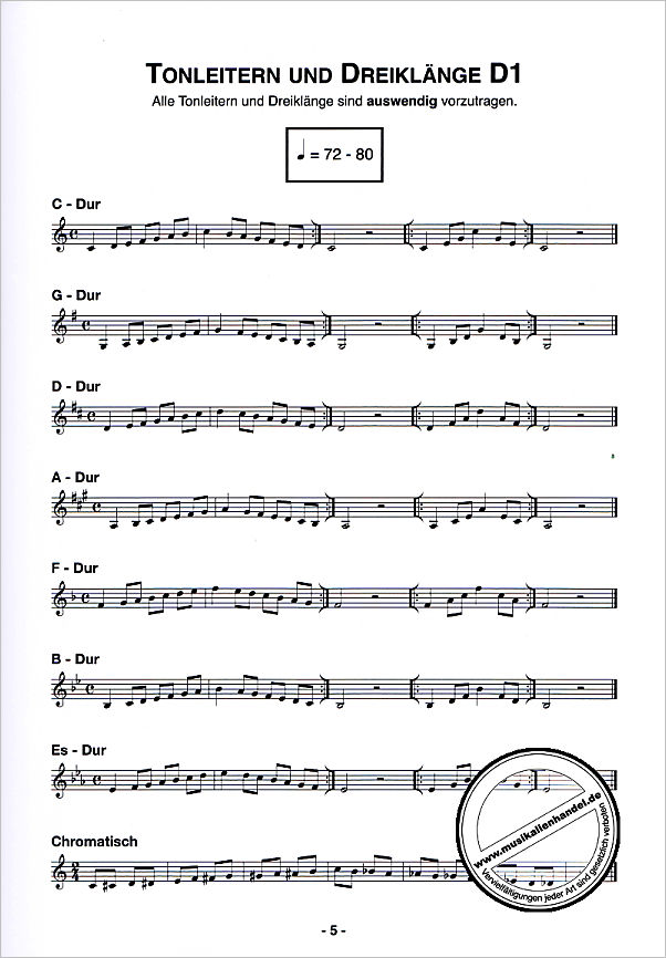 Notenbild für HEIN 931 - Instrumentallehrgang D1 D2 D3