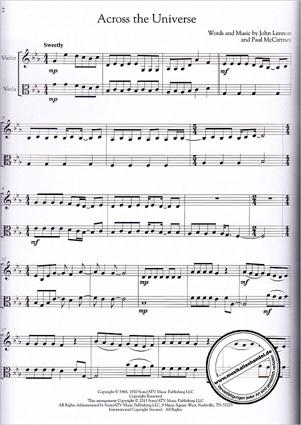 Notenbild für HL 119113 - Big book of Violin + Viola duets