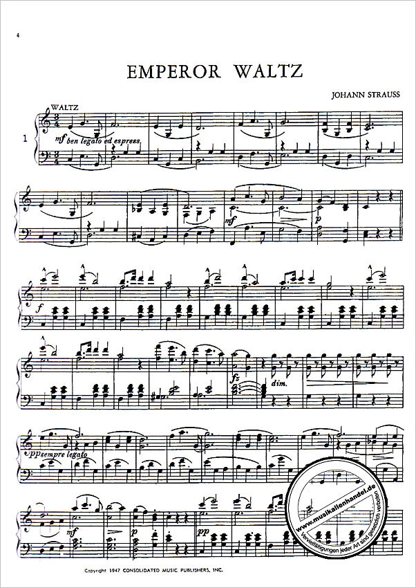 Notenbild für HL 14036387 - WORLD FAMOUS PIANO PIECES
