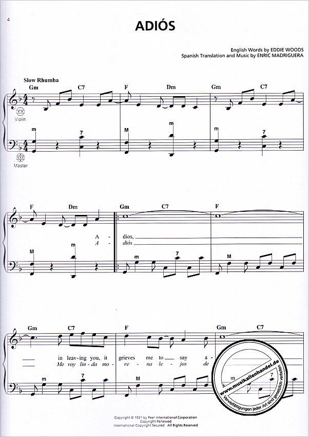 Notenbild für HL 250269 - First 50 songs you should play on the accordion