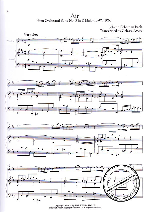 Notenbild für HL 261617 - Wedding music for classical players