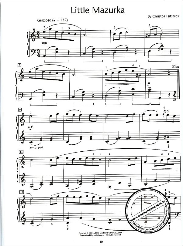 Notenbild für HL 296747 - PIANO RECITAL SHOWCASE 3