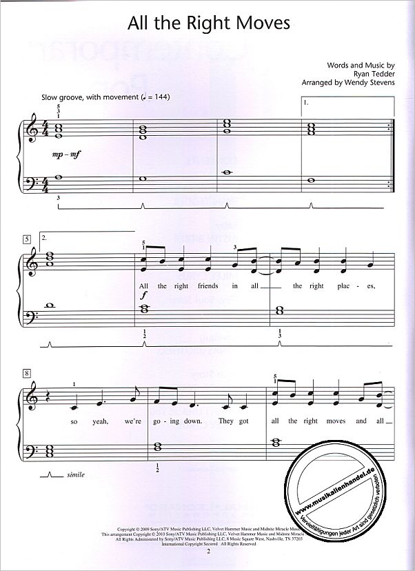 Notenbild für HL 296836 - CONTEMPORARY POP HITS