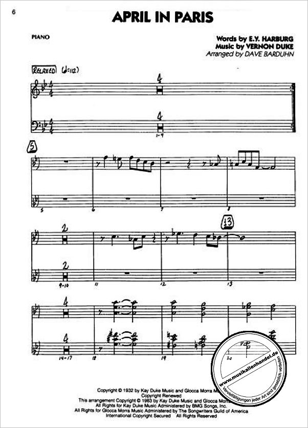 Notenbild für HL 7010435 - SWING CLASSICS FOR JAZZ ENSEMBLE