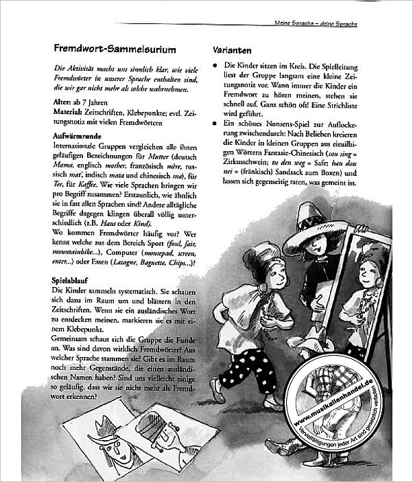 Notenbild für ISBN 3-936286-44-2 - DAS SPRACHSPIELE BUCH