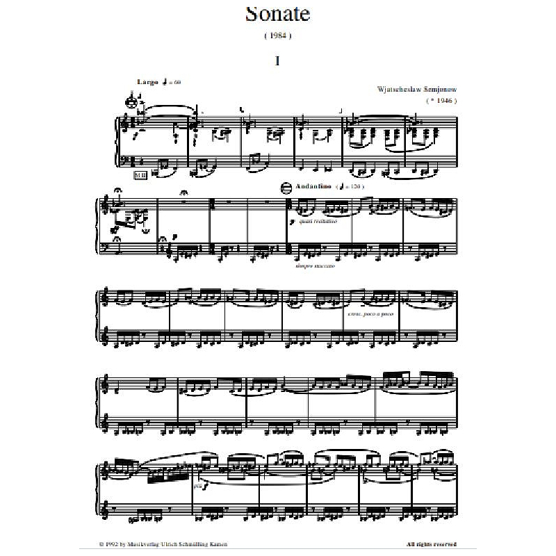 Notenbild für K 1074 - Sonate