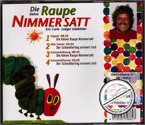 Notenbild für KIMU 10397 - DIE KLEINE RAUPE NIMMERSATT - SINGSPIEL