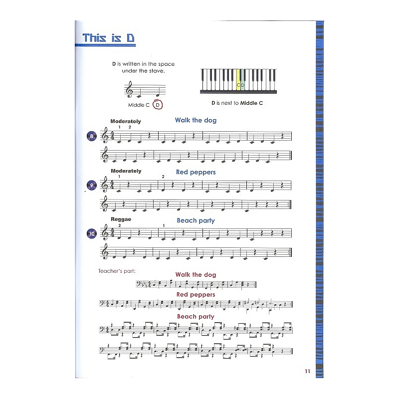 Notenbild für KM 3612129 - PLAY PIANO TEENAGE BOOK 1