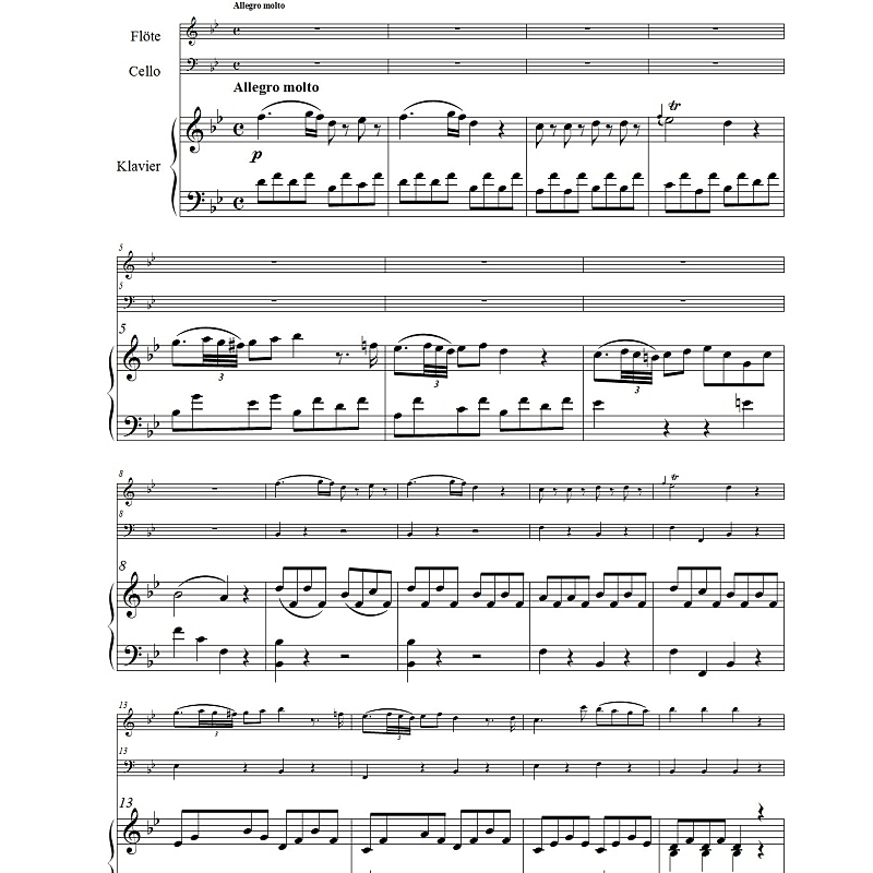 Notenbild für KOSSACK 20122 - Sonate op 14/3