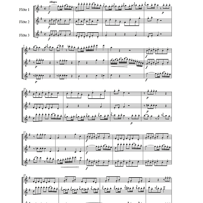 Notenbild für KOSSACK 95162 - Konzertantes Trio 4