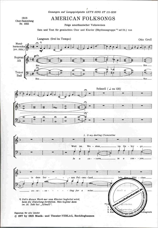 Notenbild für M 64013 - JESU MEINE FREUDE BWV 227 MOTETTE