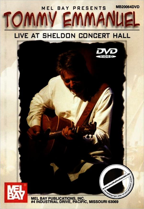 Notenbild für MB 20064DVD - LIVE AT SHELDON CONCERT HALL