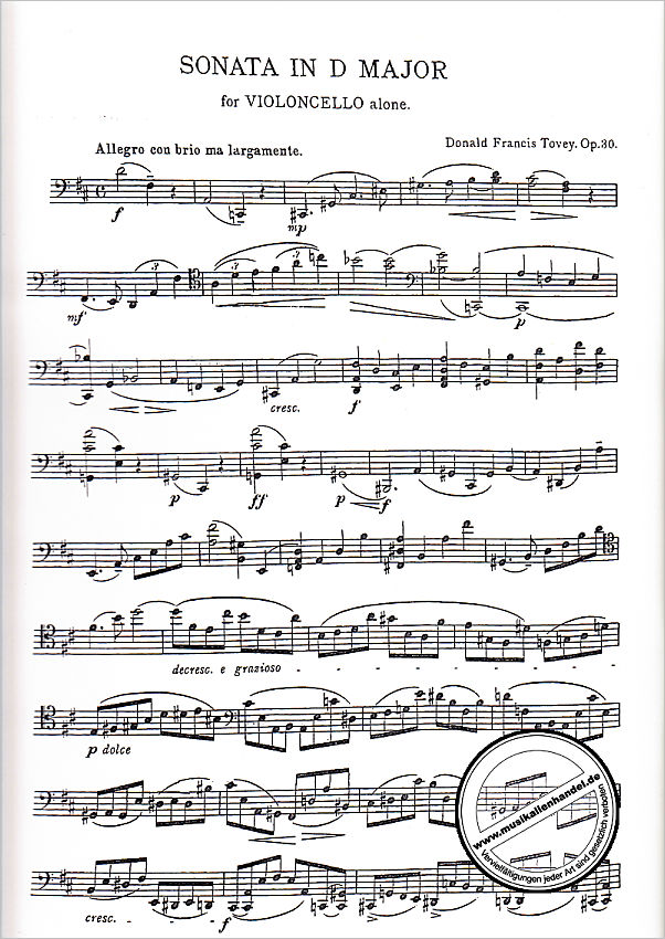Notenbild für MPH 5418 - Sonata D-Dur op 30