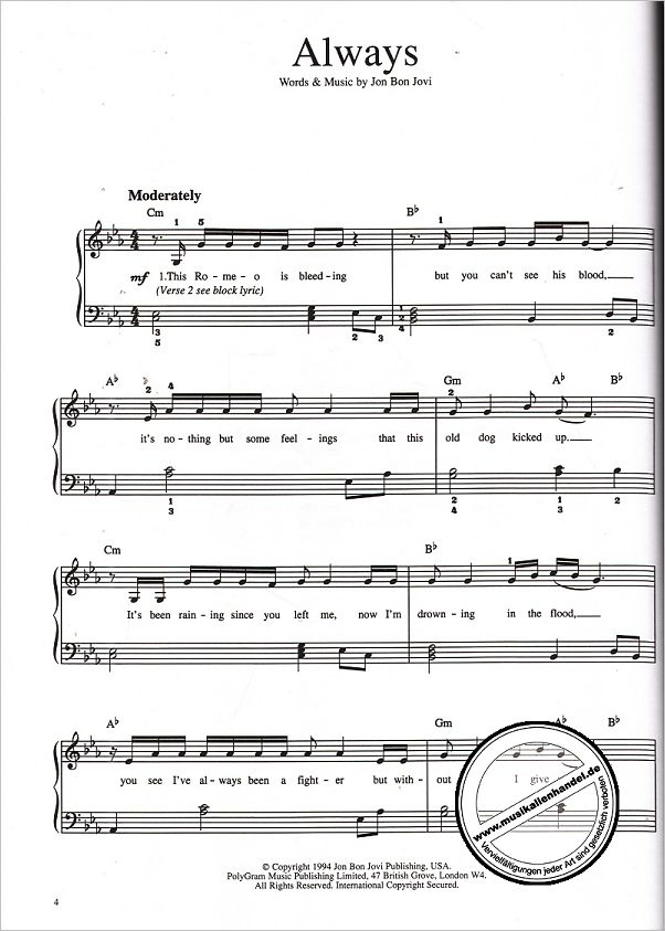 Notenbild für MSAM 944394 - IT'S EASY TO PLAY THE NINETIES