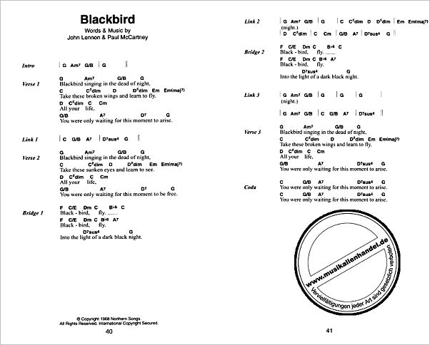 Notenbild für MSNO 91102 - THE LITTLE BLACK SONGBOOK