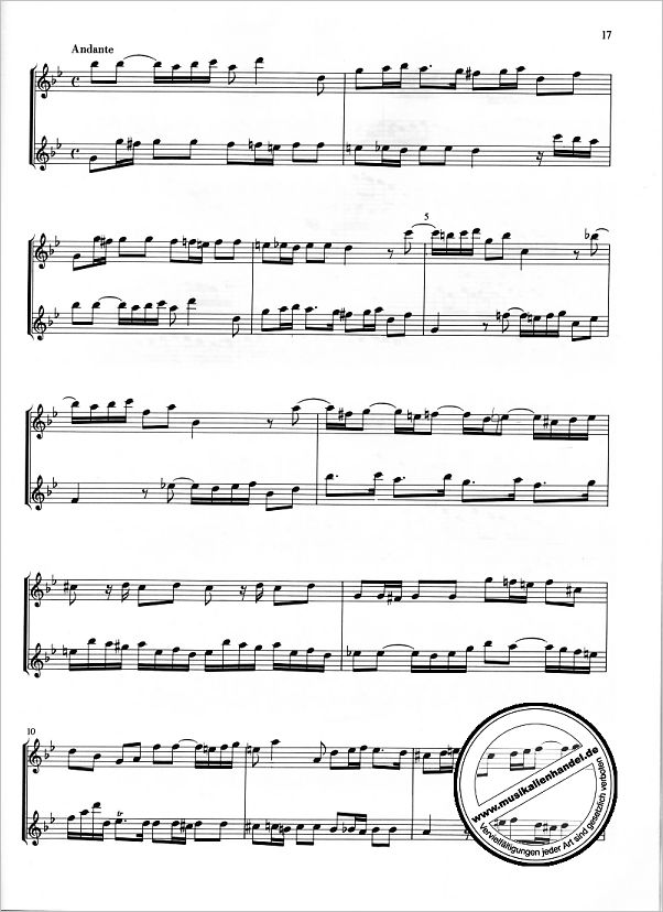 Notenbild für OFB 142 - 6 Sonaten op. 2 (1727) Nr. 1-2 Vol. 1