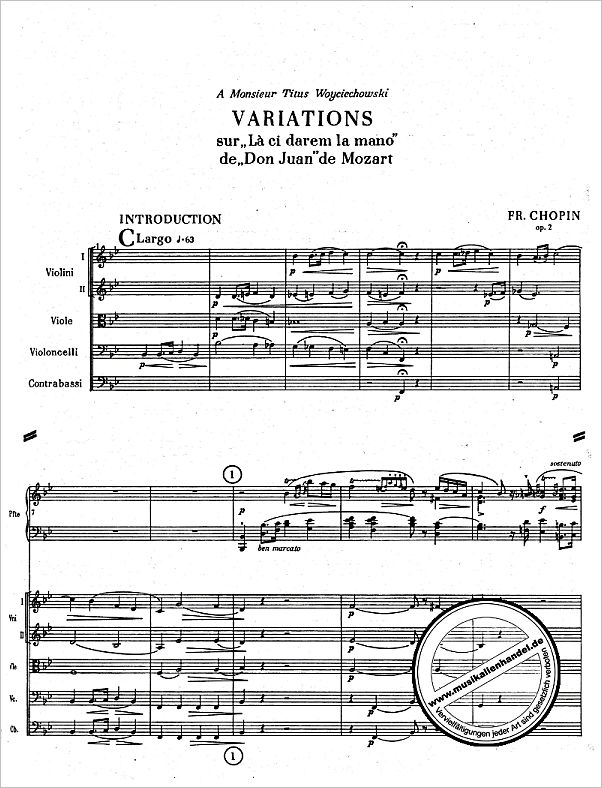Notenbild für PWM 3732 - WORKS FOR PIANO + ORCHESTRA