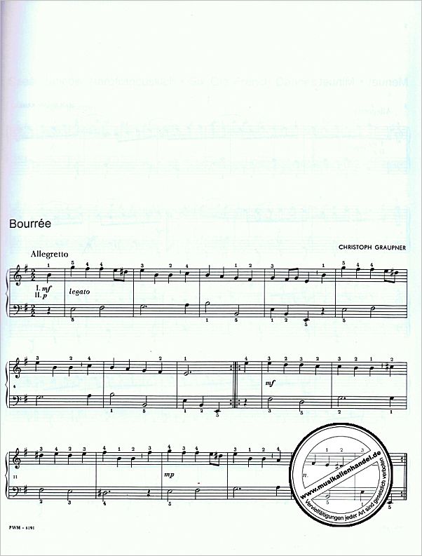 Notenbild für PWM 6191 - OLD DANCES AND TUNES 1