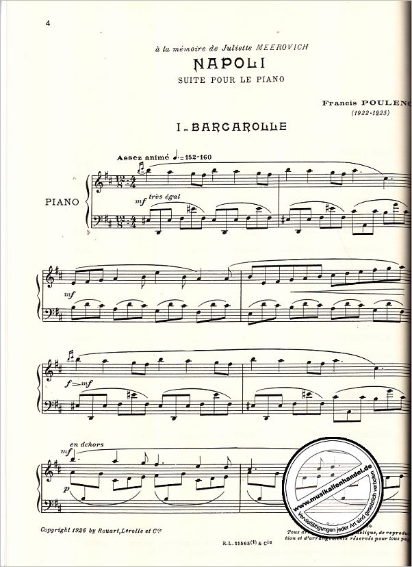 Notenbild für SALABERT 18793 - PIANO ALBUM