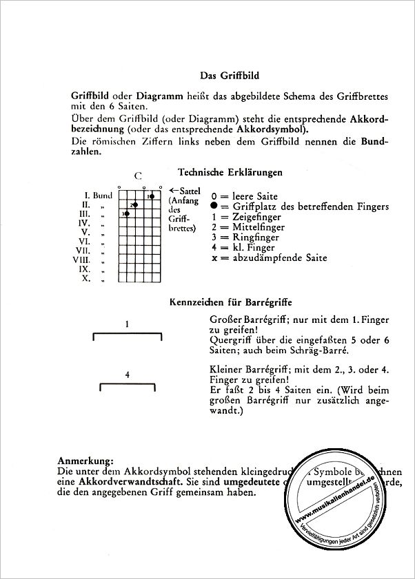 Notenbild für SIK 149 - 1200 BARREGRIFFE