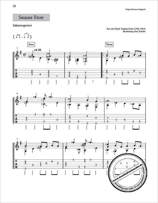 Notenbild für SINGBUCH 302 - BELIEBTE SONGS FUER GITARRE ZUM BEGLEITEN + SPIELEN 2