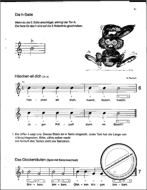 Notenbild für SY 2590 - MEINE GITARRENFIBEL 1