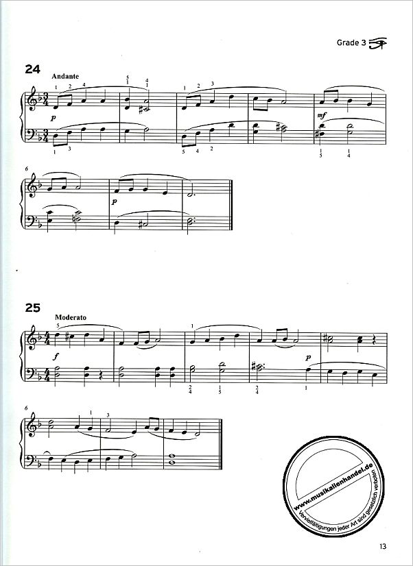 Notenbild für TCL 002655 - SOUND AT SIGHT - PIANO BOOK 2 - GRADES 3-5