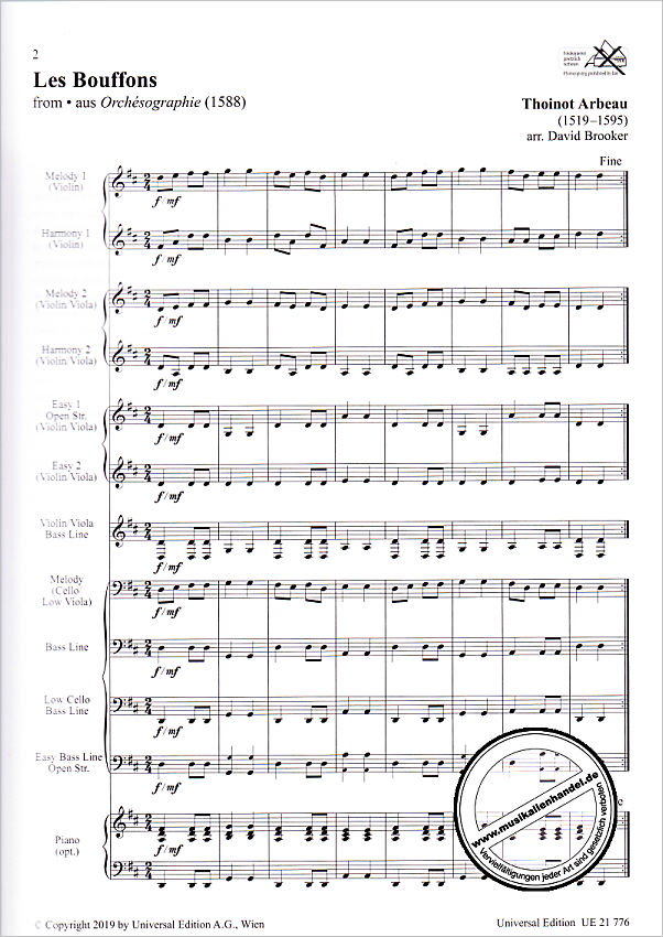 Notenbild für UE 21776 - Stringplay classics
