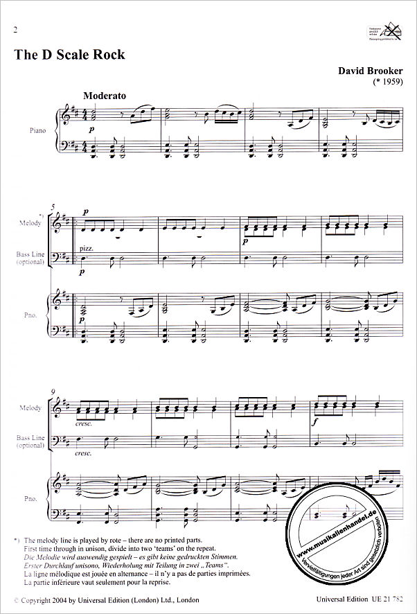 Notenbild für UE 21782 - Stringplay