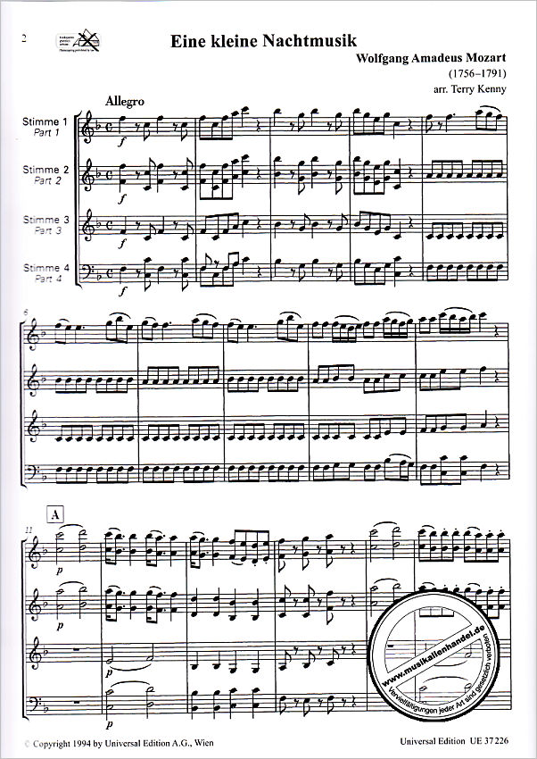 Notenbild für UE 37226 - Wind Ensemble 1