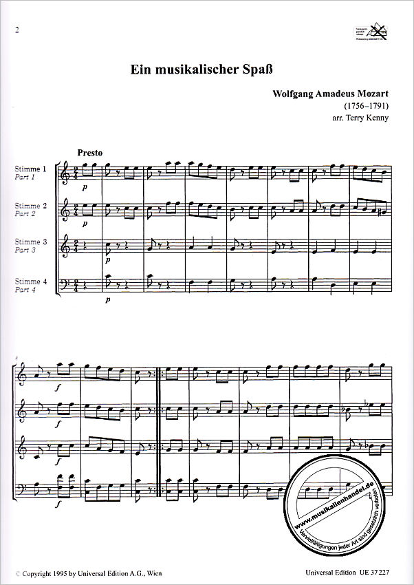 Notenbild für UE 37227 - Wind Ensemble 2