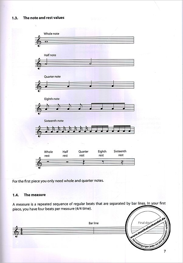 Notenbild für VOGG 0808-3 - PIANO BASICS