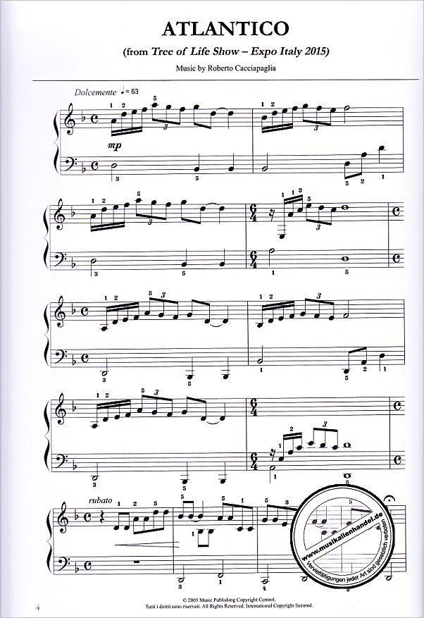 Notenbild für VOLONTE -MB682 - The new composers - Easy Piano