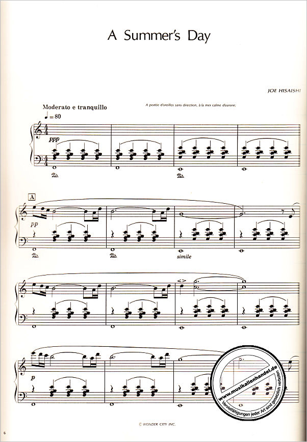 Notenbild für ZENON 179015 - PIANO STORIES BEST '88-'08
